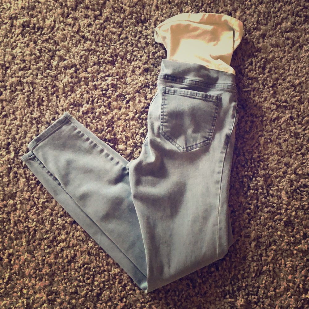 Led Luxe Essentials Maternity Skinny Jeans